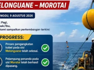 Restorasi 20 km kabel bawah laut Melonguane–Morotai masuk tahap kritis