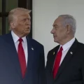 Trump dan Netanyahu. (Courtesy aa.com.tr/Anadolu Agency)