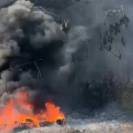 Damkar padamkan api Kaki Dian