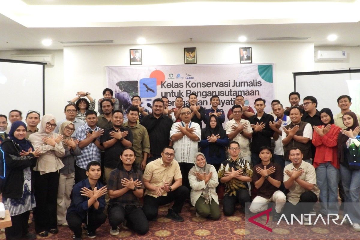 Jurnalis ikut kelas konservasi