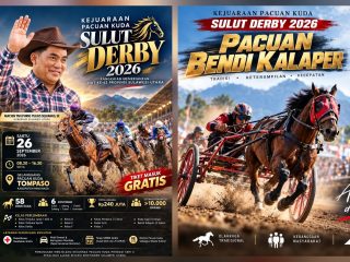 Pacuan Bendi Kalaper ikut meriahkan Sulut Derby 2026