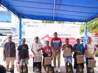 Pertamina gelar pasar murah di Jayapura, paket sembako lengkap cuma Rp75 ribu