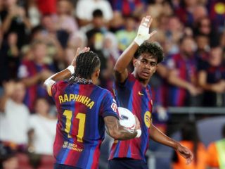 Raphinha dan Yamal 'menggila', Barcelona hancurkan Rayo Vallecano 5-2, kudeta Madrid dari puncak klasemen Liga Spanyol