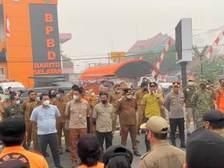 Atasi karhutla di medan ekstrem, BPBD dan Polres Barito Selatan ajukan permintaan pengeboman air