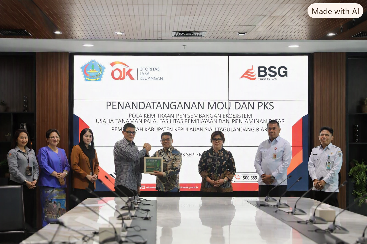 Penandatanganan kerja sama pala