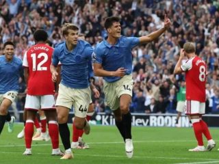 Liga Inggris: Arsenal tumbang 0-3 dari Brighton, Tottenham Hotspur tanpa kemenangan