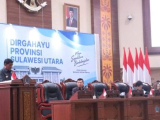 Paripurna DPRD Sulut diwarnai pantun, Gubernur Yulius soroti listrik 24 jam dan pulau terluar