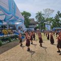 Pramuka tampil Kolone