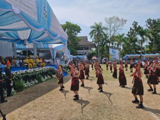 Kolone Pramuka Jamnas Bitung bikin HUT ke-62 Sulut makin berkesan, Gubernur Yulius beri apresiasi