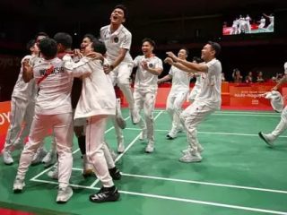 Raih emas pertama Indonesia, Tim bulutangkis putra akhiri penantian 28 tahun di Asian Games 2026