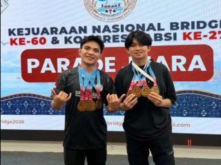 Dimotori dua Mahasiswa Polimdo, Sulut juara umum Kejurnas Bridge 2026