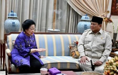 Sampaikan langsung belasungkawa atas wafatnya ‘sosok Marhaenis’ Guruh, Prabowo kunjungi Megawati