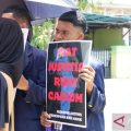 Aksi dukungan korban TPKS