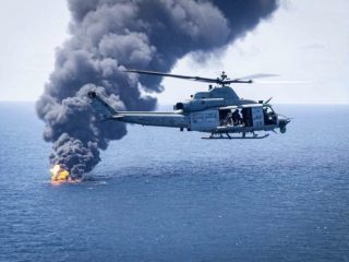 AS tenggelamkan kapal penyuplai minyak bagi penyelundup narkoba