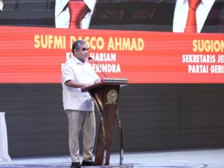 Survei Poltracking: Elektabilitas Gerindra melejit tertinggi di angka 23,2 persen