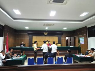 Sidang praperadilan PN Melonguane