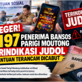 7.197 penerima bansos terindikasi judol
