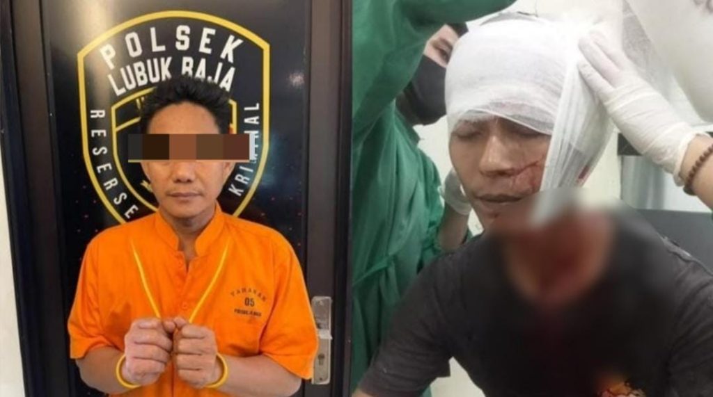 Gara-gara adik bersenggolan, Pria di Batam dibacok di Pasar Tos 3000