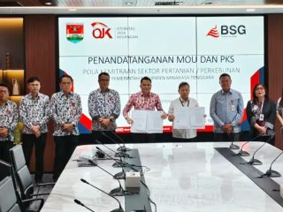 Dukung program pengembangan ekonomi daerah gagasan OJK, BSG - Pemkab Mitra MoU