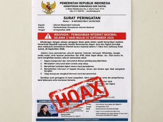 Informasi pemadaman internet selama tiga hari dibantah Kemkomdigi