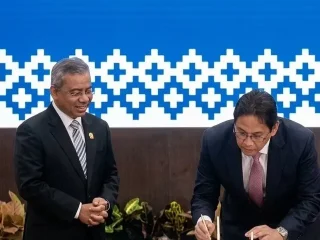 Purbaya Yudhi Sadewa resmi serahkan jabatan Menteri Keuangan kepada Suahasil Nazara
